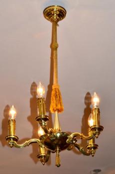 Mosazný lustr Mosazný lustr