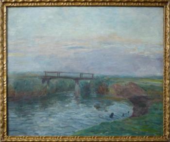 Krajina s lávkou Krajina s lávkou