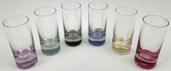 Souprava různobarevných likérových skleniček Souprava různobarevných likérových skleniček