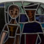 Olověná vitráž „Mladý zamilovaný pár” Olověná vitráž „Mladý zamilovaný pár”