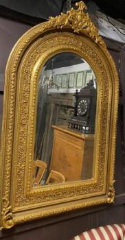 Zlacené zrcadlo zdobené D  Zlacené zrcadlo zdobené D