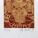 Olga Čechová - 3 x Ex libris, Akt v jablku, PF 198 Olga Čechová - 3 x Ex libris, Akt v jablku, PF 198