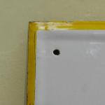 Stará reklamní smaltovaná cedule Vzorná Obec 1962 Stará reklamní smaltovaná cedule Vzorná Obec 1962