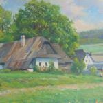 Obraz olej krajina Cína Jelínek Obraz olej krajina Cína Jelínek