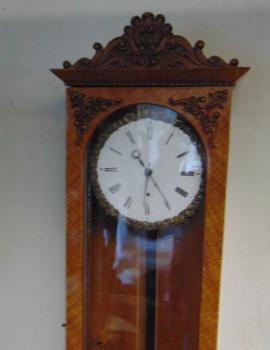 Hodiny nástěné - měsíční 19 stol. Hodiny nástěné - měsíční 19 stol.