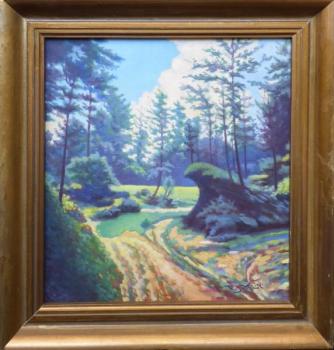 František Josef Klír - Pod Haltravou u Klenčí. František Josef Klír - Pod Haltravou u Klenčí.