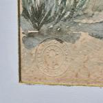 Jeptišky před klášterem akvarel 49 X 36 cm Jeptišky před klášterem akvarel 49 X 36 cm