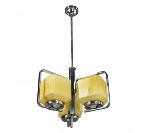 Lustr Art-Deco, Čechy, 1930 Lustr Art-Deco, Čechy, 1930