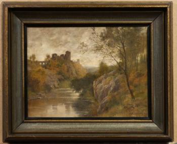 Ehrich Kubierschky, Krajina s hradní zříceninou Ehrich Kubierschky, Krajina s hradní zříceninou