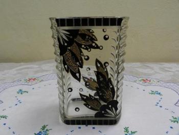 Hranatá váza, art deco Hranatá váza, art deco