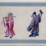 Tři čínské malované výjevy z konce 19. století Tři čínské malované výjevy z konce 19. století