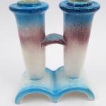 Art deco dvouramenný keramický svícen Art deco dvouramenný keramický svícen