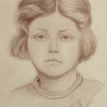 Portrét dívky - Prague 1931 Portrét dívky - Prague 1931