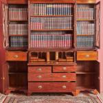 Starožitná Anglická knihovna se sekretářem  Starožitná Anglická knihovna se sekretářem