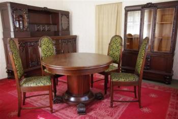 Starožitná jídelna, komplet nábytku Starožitná jídelna, komplet nábytku