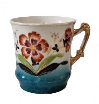 STAROŽITNÝ PORCELÁNOVÝ ČAJOVÝ HRNEK STAROŽITNÝ PORCELÁNOVÝ ČAJOVÝ HRNEK