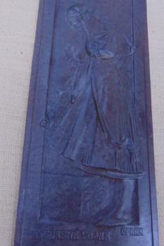 Litinový relief Uprka  Litinový relief Uprka