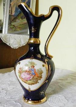 Kobaltový malovaný džbán Kobaltový malovaný džbán