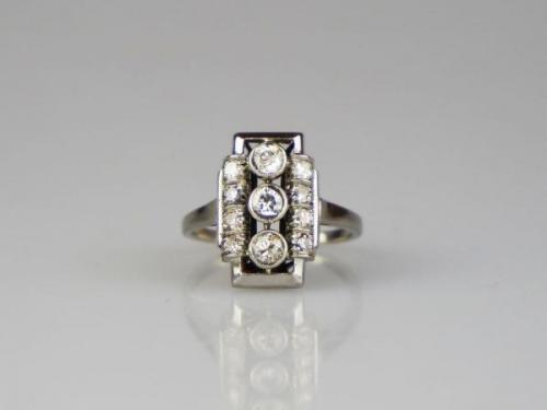 Art deco zlatý prsten Art deco zlatý prsten