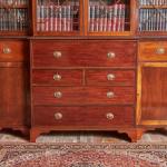 Starožitná Anglická knihovna se sekretářem  Starožitná Anglická knihovna se sekretářem