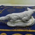 Zlacená porcelánová soška, liška - Horní Slavkov Zlacená porcelánová soška, liška - Horní Slavkov