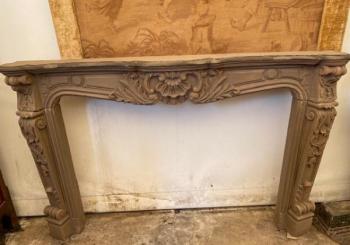 Kamenný pískovcový krb velký  Kamenný pískovcový krb velký