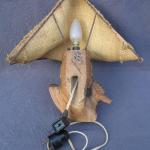 Lampička-Číňan-dřevořezba, zn. Gundel, dat.1941 Lampička-Číňan-dřevořezba, zn. Gundel, dat.1941