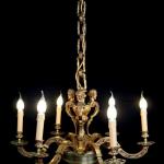 Masivní bronzový lustr Mazarin Masivní bronzový lustr Mazarin