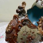 Nástolec, majolika - Wilhelm Schiller, Horní Grund Nástolec, majolika - Wilhelm Schiller, Horní Grund