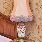 Párové stolní lampy Satsuma z období Meidži Párové stolní lampy Satsuma z období Meidži