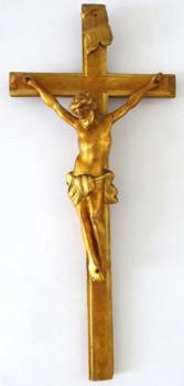 Zlacený Kristus na kříži Zlacený Kristus na kříži