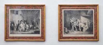 Dvojice historických litografií ”Le Pied de Boeuf” Dvojice historických litografií ”Le Pied de Boeuf”