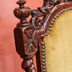 Párové neorenesanční židle s erby Párové neorenesanční židle s erby