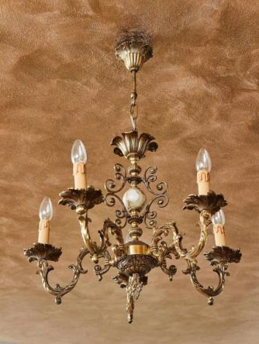 Stylový lustr s onyxem Stylový lustr s onyxem