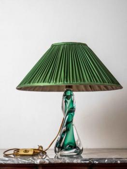 Křišťálová lampa Val Saint Lambert. Značená Křišťálová lampa Val Saint Lambert. Značená