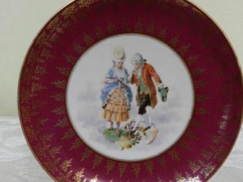 Talíř s galantní scénkou Talíř s galantní scénkou