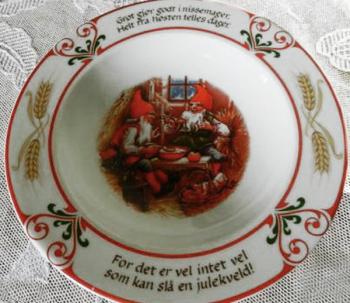 Dekorační talíř s trpaslíky Dekorační talíř s trpaslíky