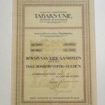 Obrázek Akcie N.V. Tabaks-Unie 1920 Obrázek Akcie N.V. Tabaks-Unie 1920