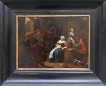 V krčmě - dle Jan Miense Molenaer V krčmě - dle Jan Miense Molenaer