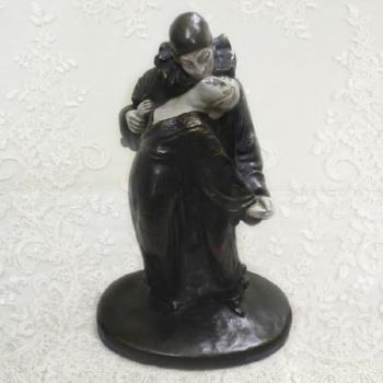 Keramická socha, Pierot a Kolombína Keramická socha, Pierot a Kolombína