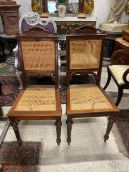 Párové židle s pedikovým výpletem Párové židle s pedikovým výpletem