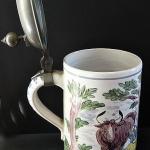 Fajánsová holba s pastýřkou Fajánsová holba s pastýřkou