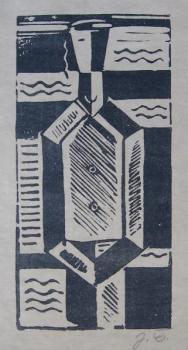 Čapek Josef : Námořník ( linoryt ) Čapek Josef : Námořník ( linoryt )