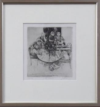 Signatura nečitelná - U stolu Signatura nečitelná - U stolu