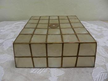 Širm / stínidlo, mosaz, perleť Širm / stínidlo, mosaz, perleť