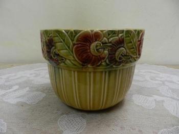 Secesní květináč květník, majolika - Francie Secesní květináč květník, majolika - Francie