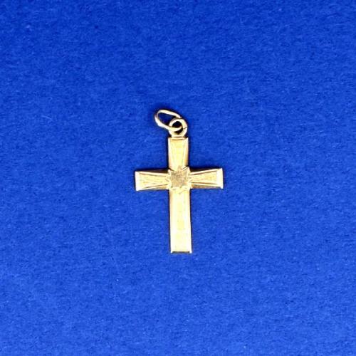Zlatý přívěsek - křížek Zlatý přívěsek - křížek