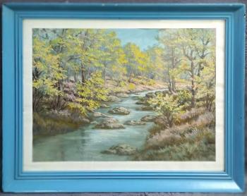 Jaroslav : Potok v lesní krajině Jaroslav : Potok v lesní krajině