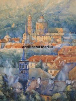 Schmidt Oskar : Praha - Pohled na Malou Stranu Schmidt Oskar : Praha - Pohled na Malou Stranu