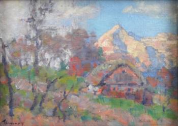 Letní horská krajina Letní horská krajina